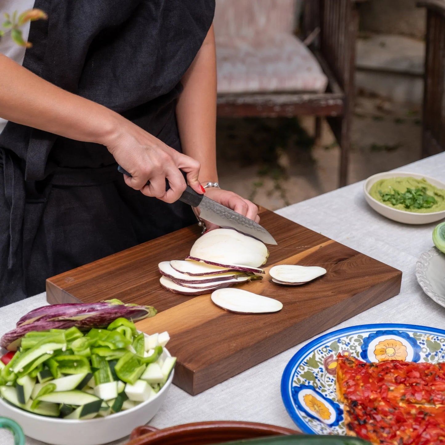 Couteau d’Office 12 cm – Seki Kyuba KATA Vert Marron